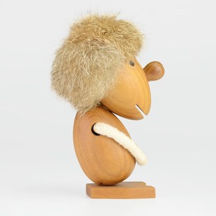 厂家直销 维京人 木质工艺品榉木手工艺品木制家居装饰木雕摆件