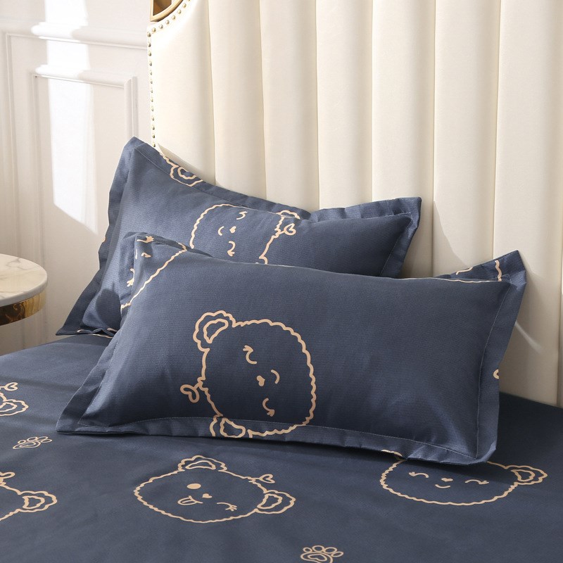 磨毛床单单件植物羊绒小清新床单学生宿舍单双人床单工厂直供