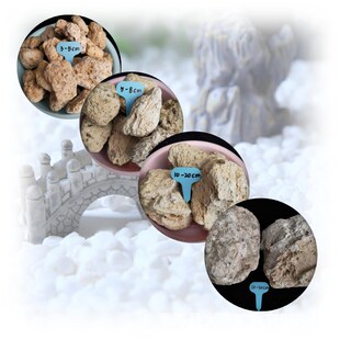 大量轻石颗粒浮石多肉植物兰花颗粒土铺面石水族鱼缸造景轻石