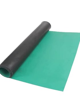 环保PVC耐高温维修工作台垫绿色实验室维修桌垫防静电地垫橡胶皮