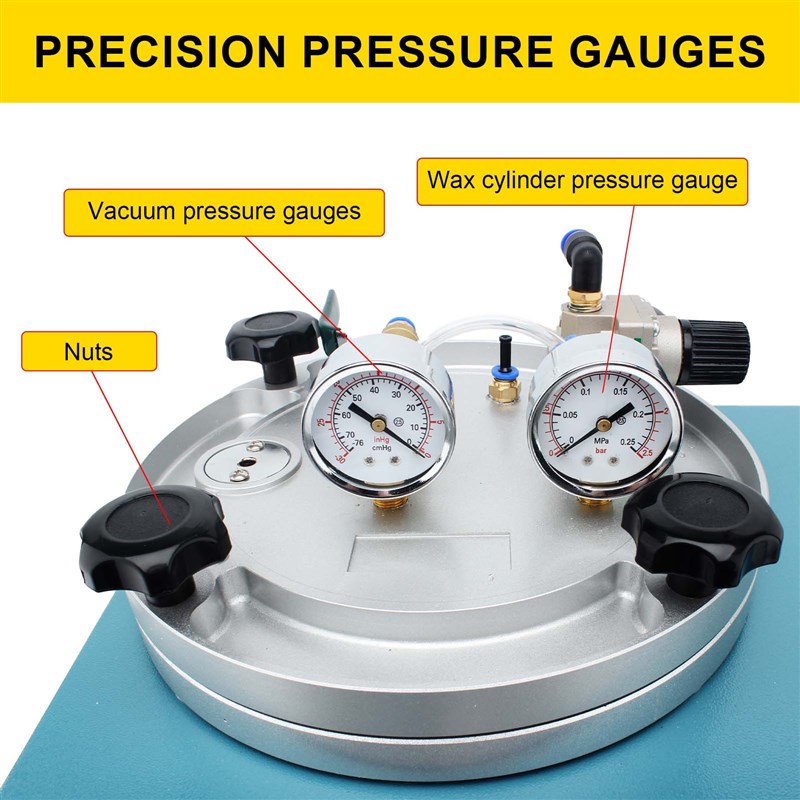 数显真空注蜡机 首饰起版自动射蜡机打蜡机Vacuum waxing machine