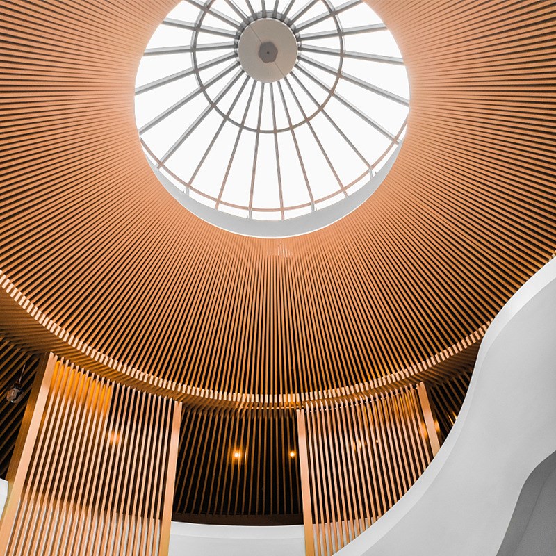 铝方通吊顶室内木纹铝方管U槽铝方通铝型材铝格栅装饰U型铝方通