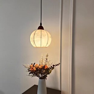 照月阿黛尔法式床头吊灯中古卧室艺术灯客厅背景墙过道装饰吊线灯