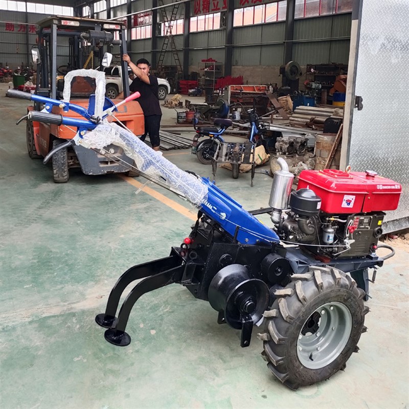 安顺5吨手扶绞磨 电缆放线牵引机 二轮拖拉机绞磨机双卷筒绞磨车