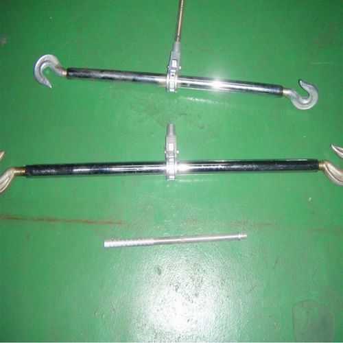 铁双钩套式丝杆棘轮旋转收紧1T2T3T5T8T10T 5吨钢双钩紧线器