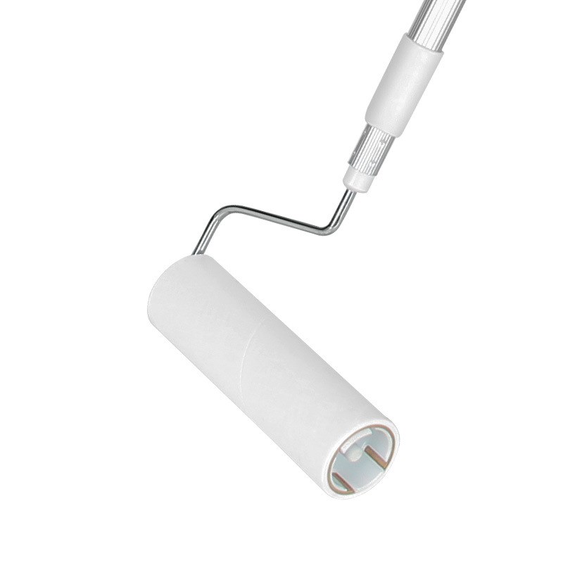 长杆滚筒除毛器卷纸粘毛器地板地毯伸缩杆可撕式粘毛纸滚粘毛新品