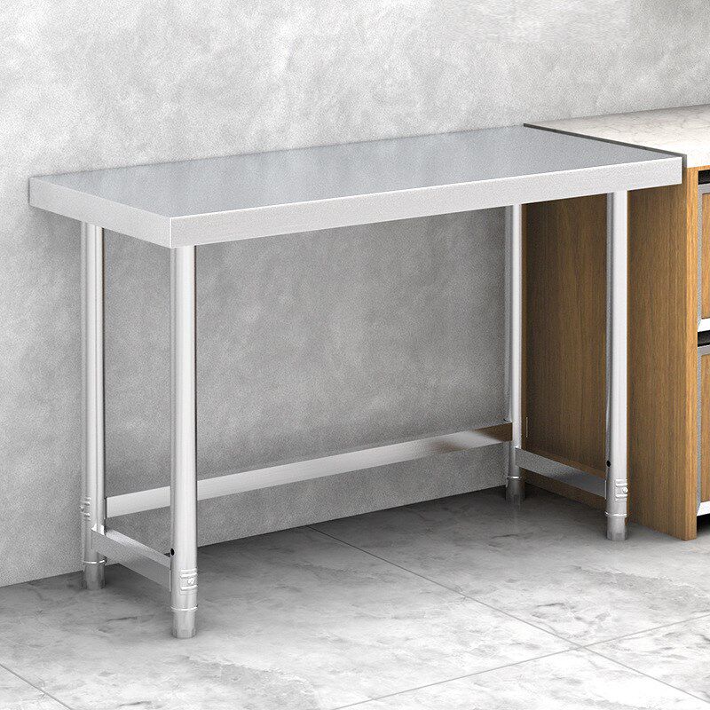 J&加厚不锈钢工作台桌子车间厨房商用家用操作台切菜打荷台置物架