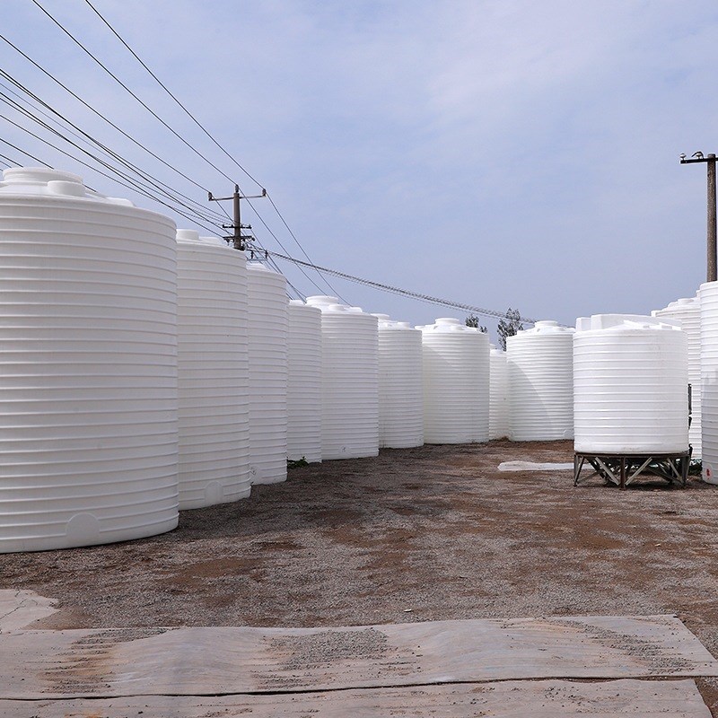 加厚塑料水塔水桶储油罐PE箱1/2/5/10/30大号化工牛筋搅拌桶户外
