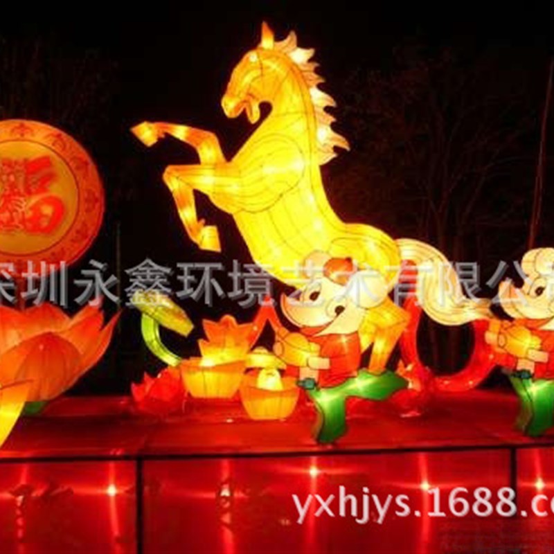 节日花灯灯组 中秋国庆商业活动庆典摆饰吊饰彩灯