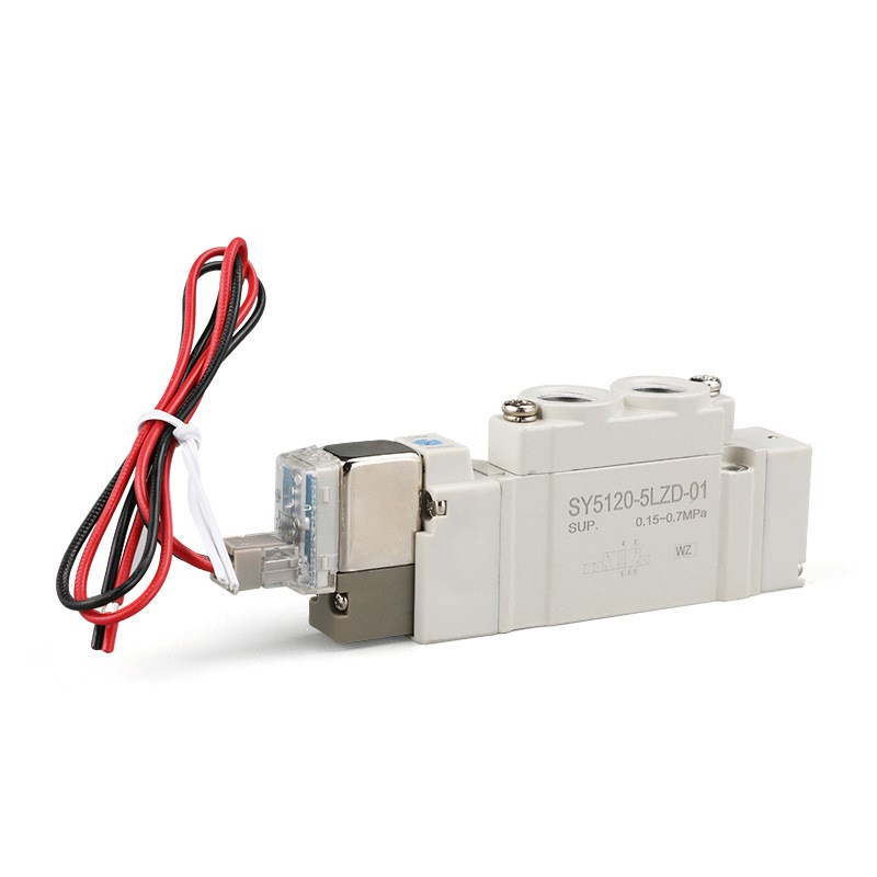 SY电磁阀SY3120-5LZD-M5/SY5120-4LZD-01/SY7120-3LZD-02二位五通
