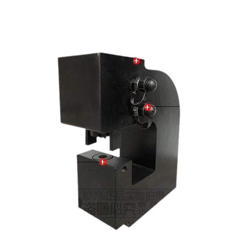 H型钢液压冲孔机工字钢槽钢角钢铁板打孔CH-80 100穿孔H型钢腹板