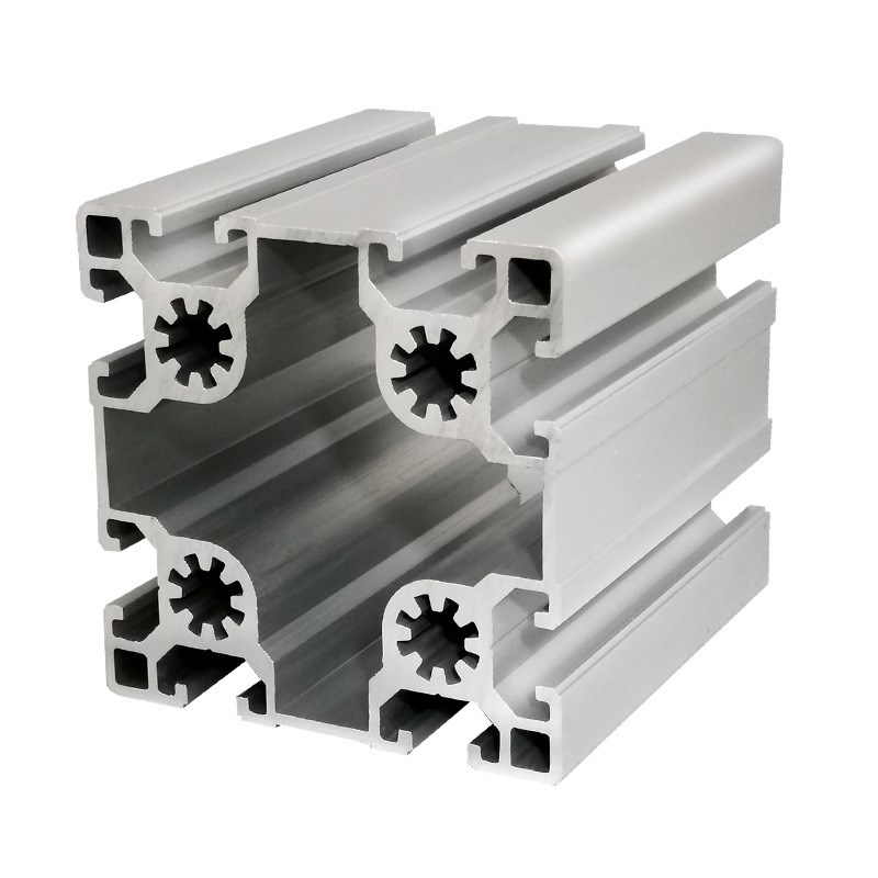 欧标铝型材9090工业铝合金流水线型材工作台挤压方管设计组装灯槽