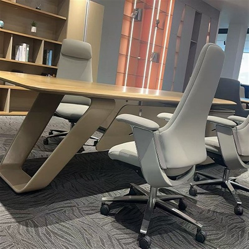 上海办公家具工厂简约现代时尚风格CEO总裁大班台老板办公桌