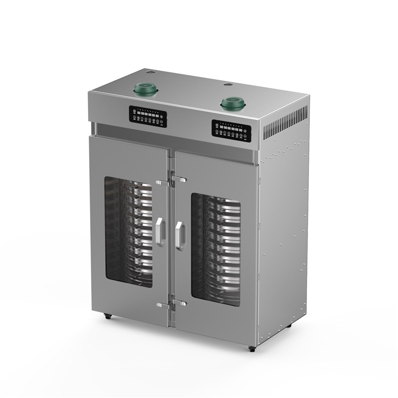 大型食物烘干机商用不锈钢烘干箱旋转30层风干机智能果蔬类风干箱