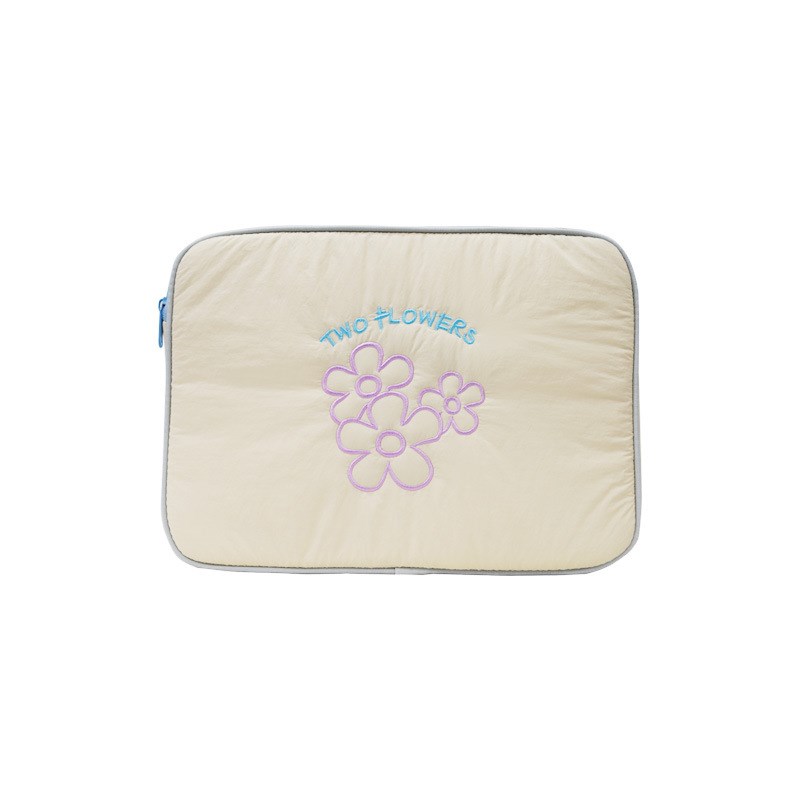 太空棉绣花电脑包14寸女内胆包16寸防震棉涤纶软乎笔记本时尚流行