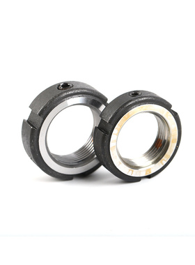 A型轴向三点式精密锁紧螺母丝杆轴承并紧螺帽1618/24/39x1.0*1.5P