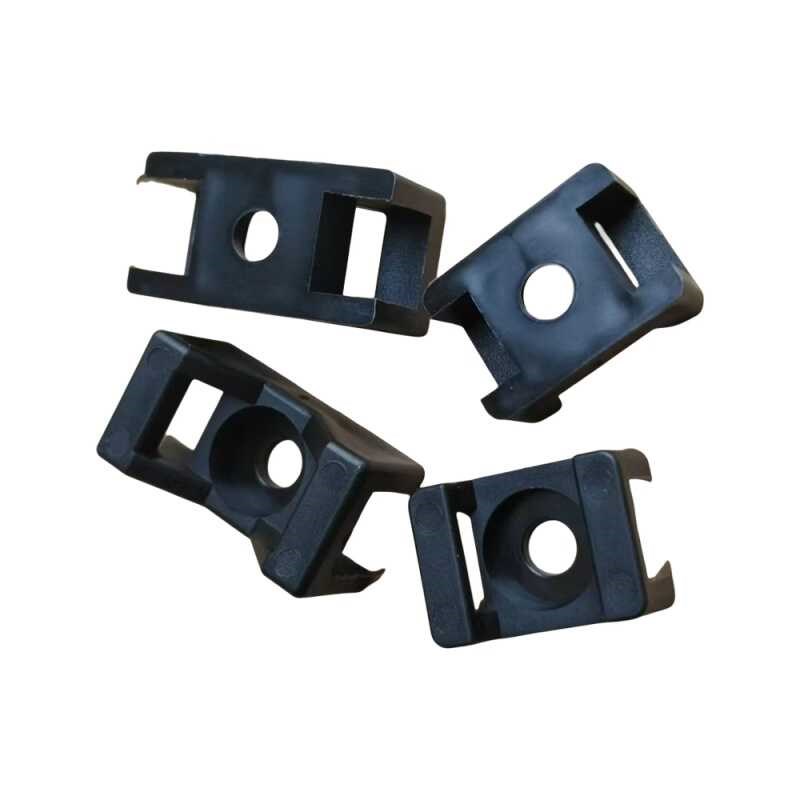 扎带固定座马鞍形电线电缆固定座线卡子理线螺丝孔型HC定位片线夹