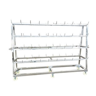 猪头架子车 板油架车猪头入库架 猪脑袋推车 母猪头入库排酸车