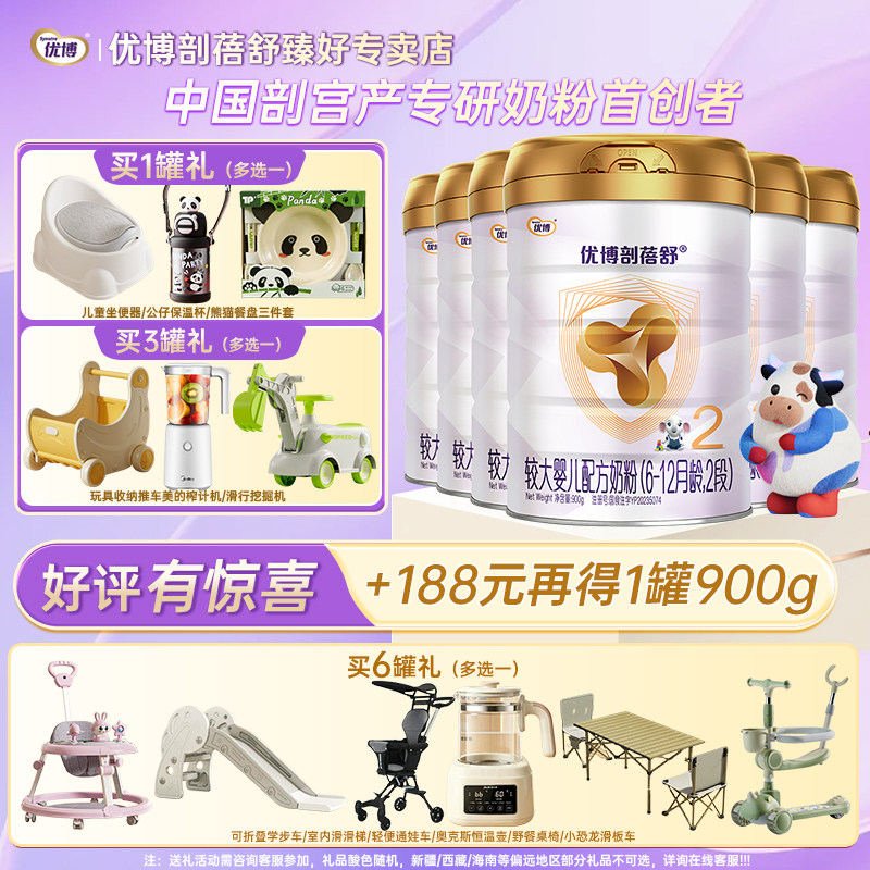 25年5月优博剖蓓舒法版900g整箱