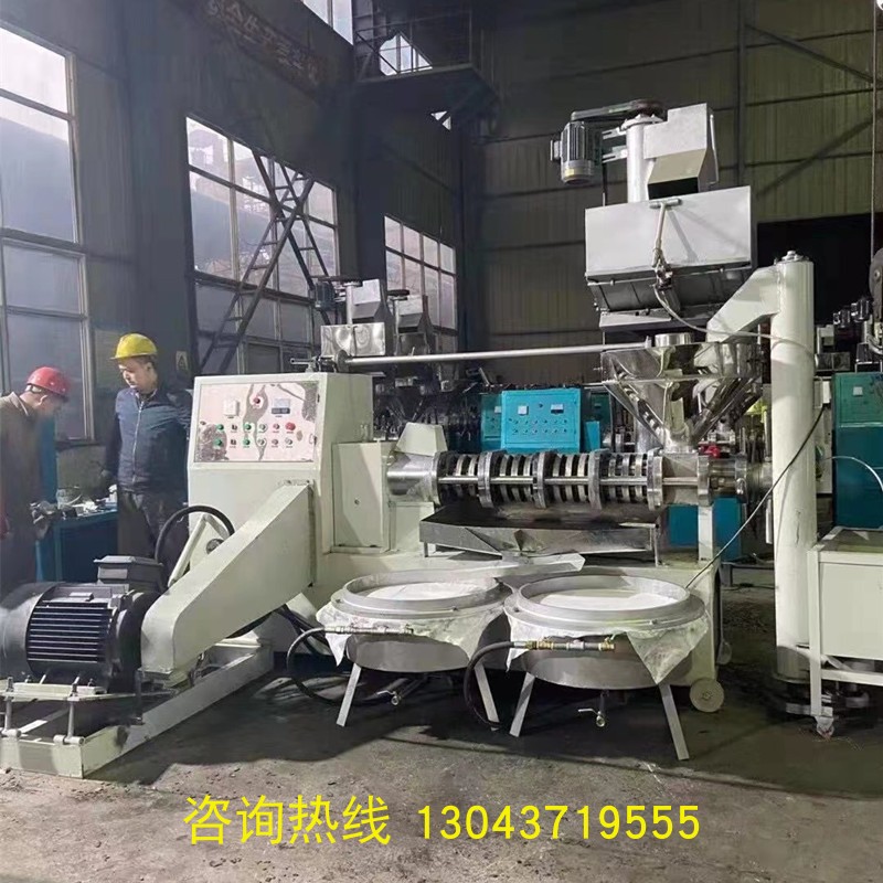大型榨油机商用全自动油坊加工花生菜I籽油葵茶籽生熟两用榨油机