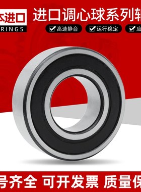 进口密封调心球轴承2315 2316 2317 2318 2319 K RS 双排滚珠