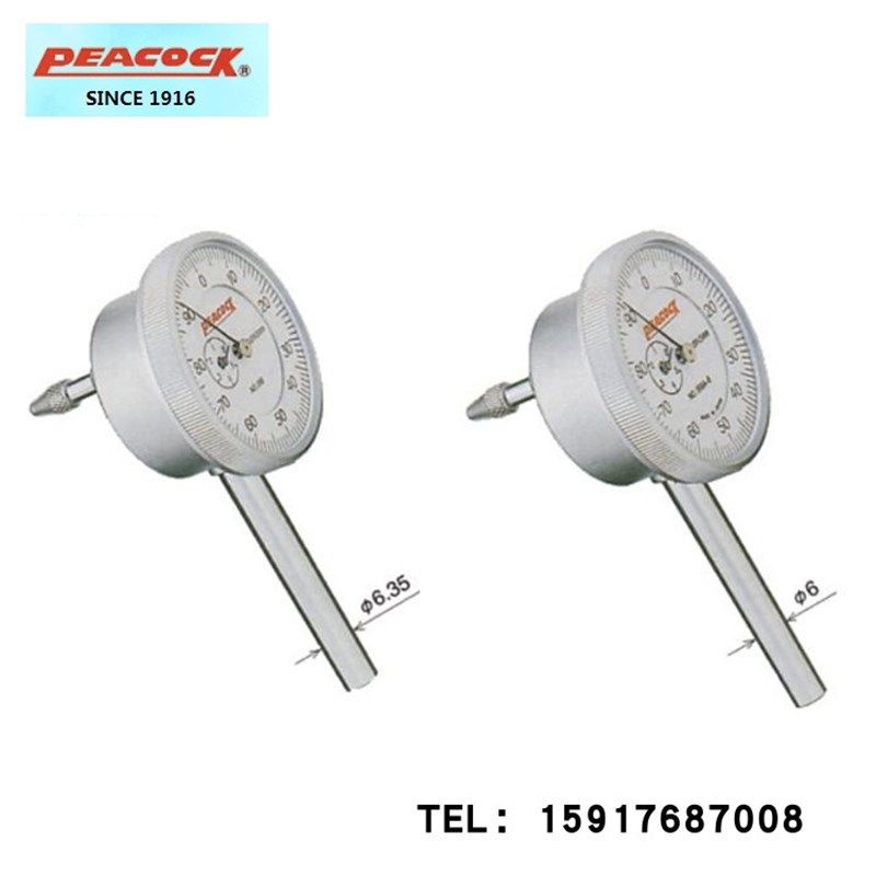 日本PEACOCK孔雀指示表196A/196A-6/196B/196B-T/196Z百分表