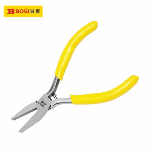 波斯工具 迷你扁嘴钳 迷你钳鸭嘴钳 5寸 平口钳 BS190587