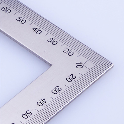 波斯工具 不锈钢三角尺 12x25cm/20x40cm 双面公英制刻度