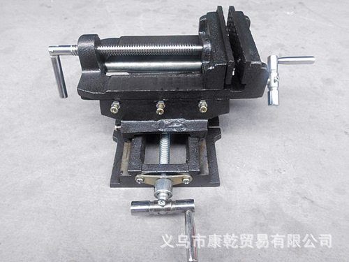速发销台式钻床铣床钻床用u台钳3寸钻铣十字平口钳台虎钳机床用老