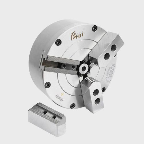 比寸bk110sq中实气动三爪卡盘4寸5寸6寸8寸10优特车床气动液厂家