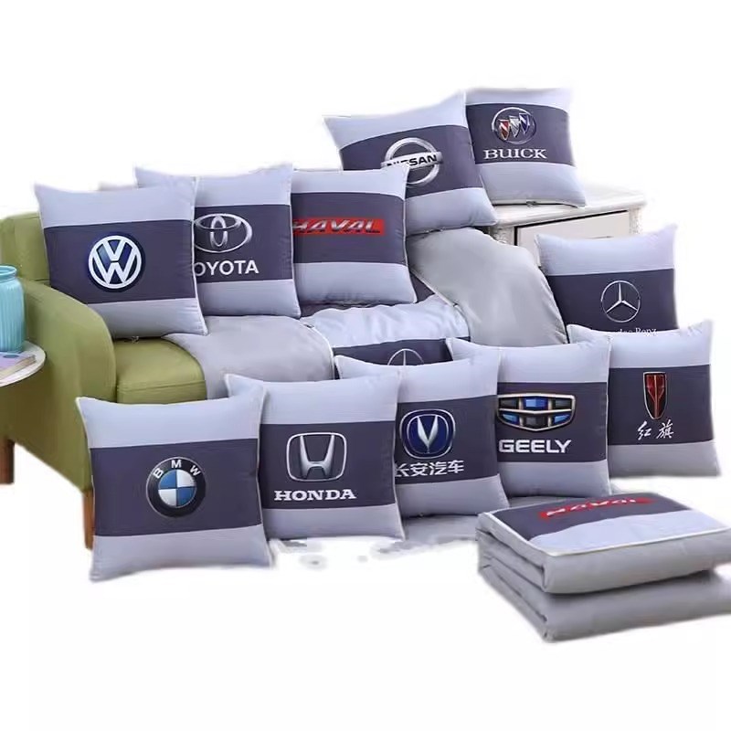 折叠抱枕被子两用二合一四季枕套汽车载枕头被办公室午睡毯子靠枕