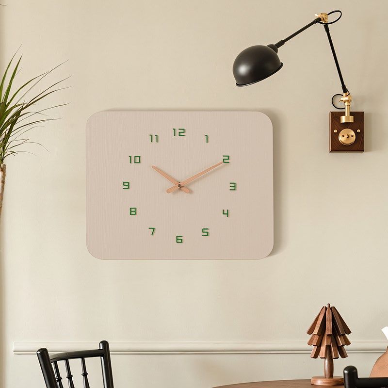 木工小舅 遮盖电表箱带钟表装饰 空开箱遮挡画强电箱盖板小尺寸