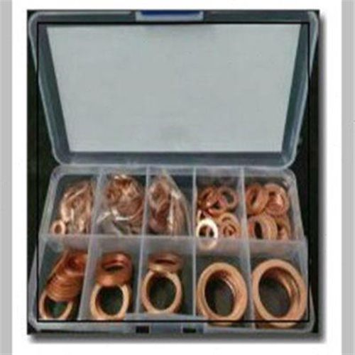 密封圈铜铜盒修理铜垫圈盒装平垫铜垫片紫 紫 紫 紫垫