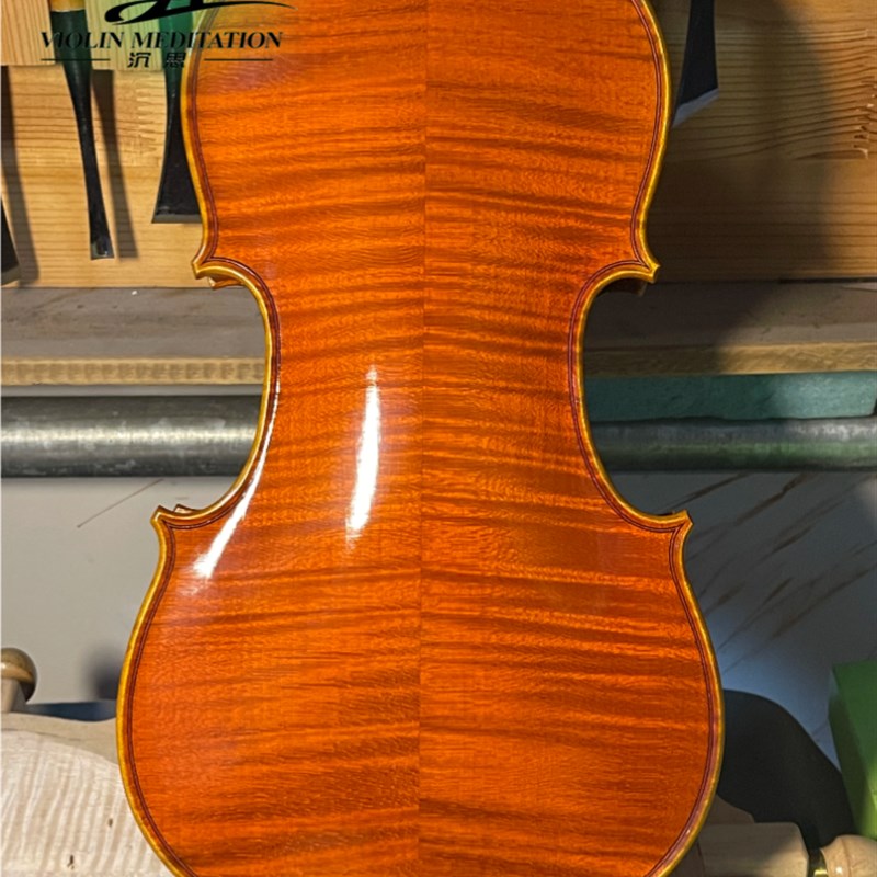 纯手工欧料4/4小提琴专业级进口云杉木油性漆专业演奏高档实木