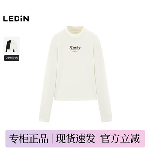 【商场同款】乐町冬季新款插肩分割长袖T恤C2CPE4201