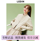 商场同款 乐町秋季 新款 短款 休闲一手长合体外套C2BBE3B06