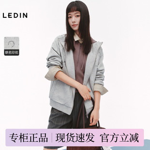 乐町商场同款 毛圈卫衣加厚满印外套女C2BBF3323 tombonia联名