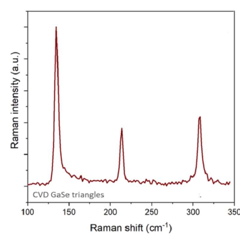 化学气相沉积CVD-GaSe硒化镓样品光学显微镜照片: