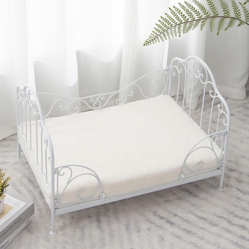 四季通用铁艺宠物床狗床狗窝可拆洗小型犬猫窝公主床离地防潮包邮