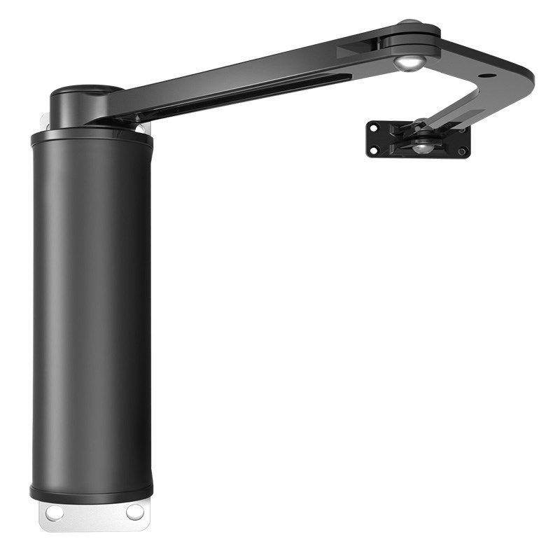 电动闭门器自动开门机侧装90度曲臂式小区室外防水门禁关平开门器