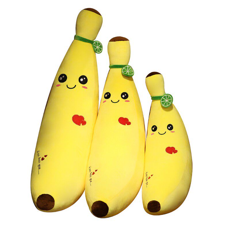 香蕉公仔床上睡觉抱枕毛绒玩具玩偶独立内胆可爱夹腿娃娃定制文字