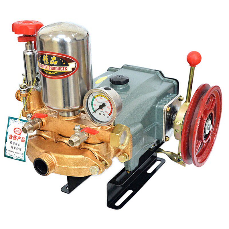 26型80型三缸柱塞泵小型打药机泵头高压农用药泵果园机械拖拉机改