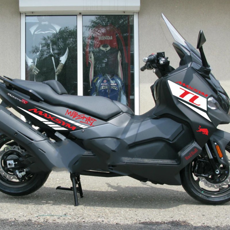 适用于三a阳TL500贴纸创意车贴个性装饰车身贴 摩托车防水线条拉