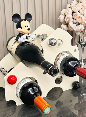 奶酪红酒架葡萄酒架摆件创意轻y奢高档端客厅茶几餐边柜酒柜装饰