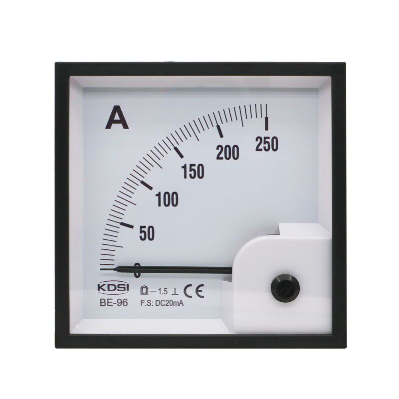 指针式直流电流表BE-96 DC20mA 250A 毫安表 输入电流0-20mA