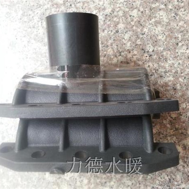 HDPE热熔管件接头增节口抢修三通200*50-400*200增接抢修三通