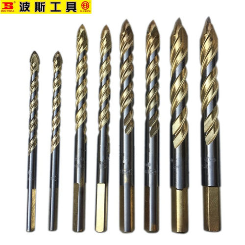 波斯瓷砖钻头玻璃三角钻陶瓷钻石材墙壁混泥土开孔器6 8 10 12mm