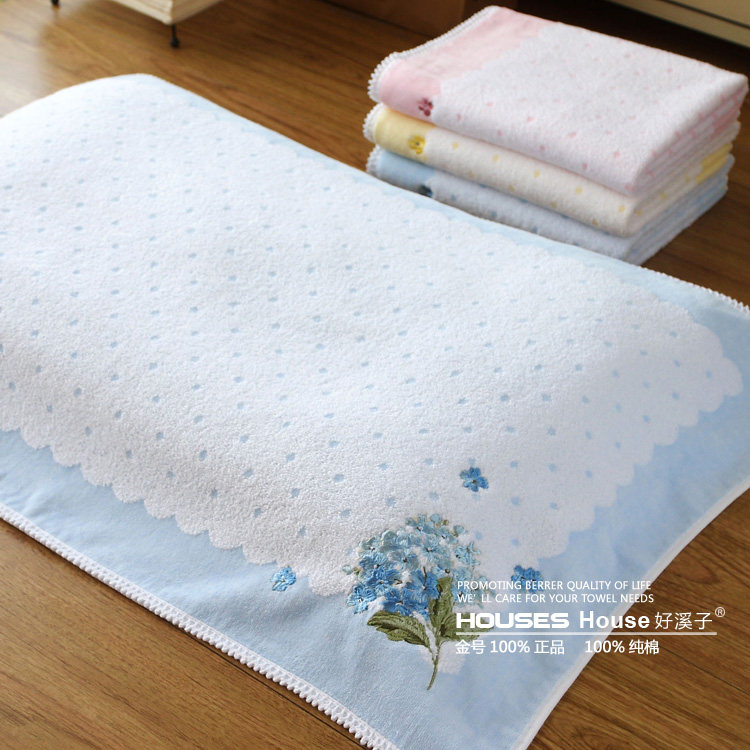 一对金号专柜正品 优雅刺绣无捻 柔软细腻纯棉花边单人枕巾两条,纺织面料/辅料/配套,服装加工设备,淘宝优惠券,粉丝福利购,淘宝优惠卷