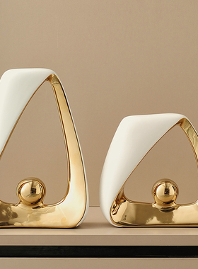 轻奢高档现代家居l新房子客厅电视柜酒柜入门玄关摆件装饰品工艺