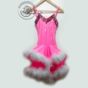 2017新款拉丁舞演出服 成人儿童拉丁比赛服 少儿拉丁表演服 女f22